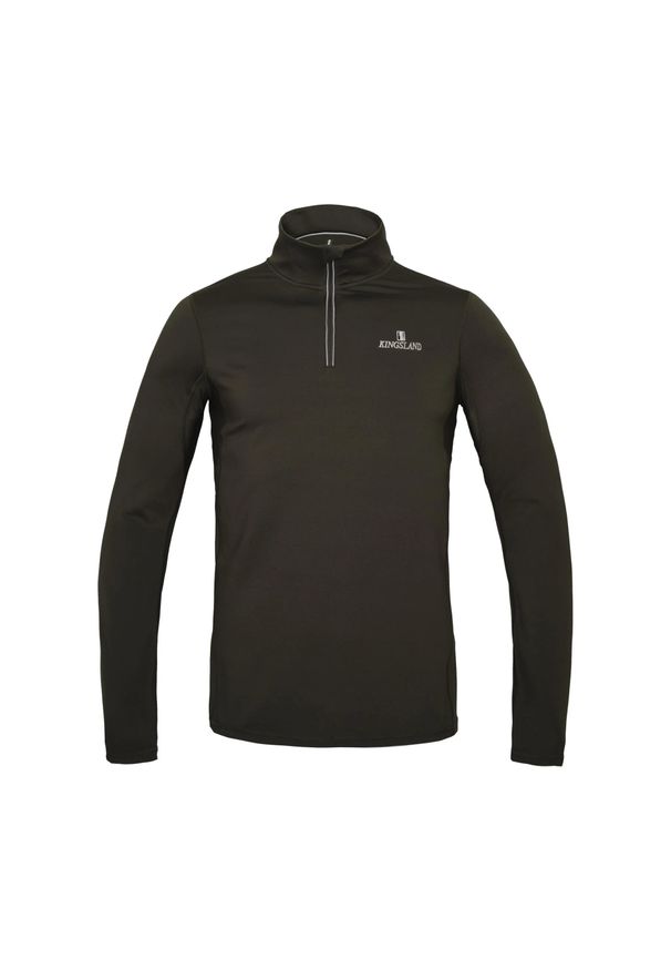 KINGSLAND - Bluza treningowa z długim rękawem Kingsland Classic Limited. Kolor: zielony. Długość rękawa: długi rękaw. Długość: długie