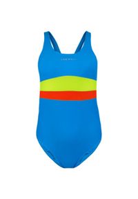 CROWELL - Dziewczęcy Jednoczęściowy Kostium Kąpielowy Swan. Kolor: pomarańczowy, niebieski, wielokolorowy, zielony #1