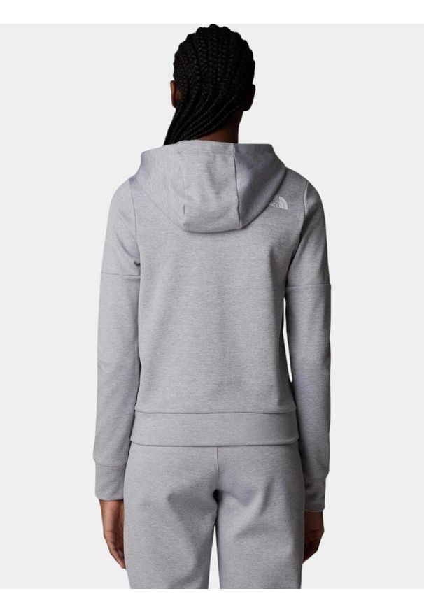 Bluza z kapturem damska The North Face W Reaxion F/Z. Typ kołnierza: kaptur. Kolor: szary