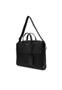 BOSS Torba na laptopa 50548188 Czarny. Kolor: czarny. Materiał: skóra #5