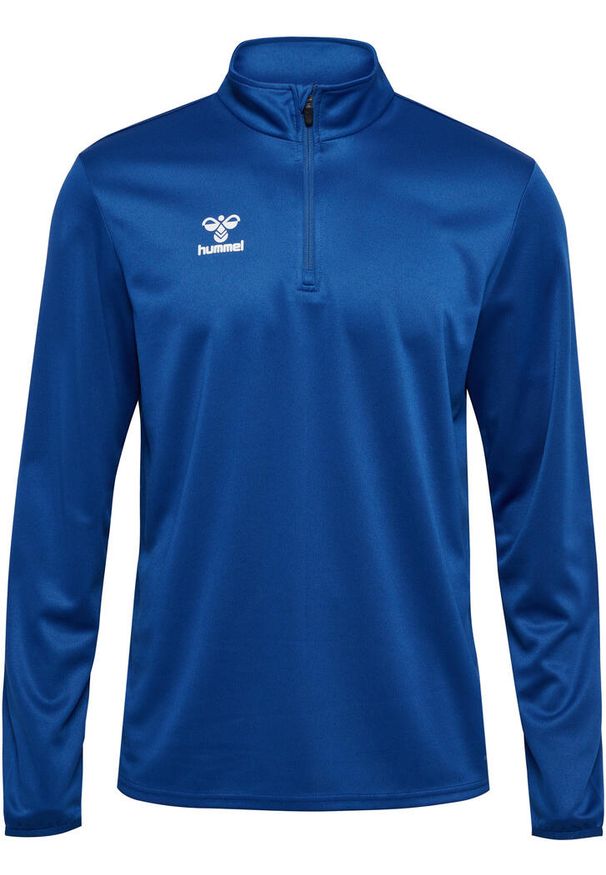 Hummel - Bluza hmlESSENTIAL HALF-ZIP. Kolor: niebieski