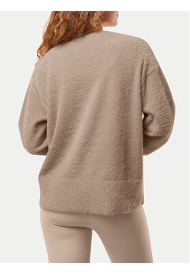 Triumph Kardigan Smart Thermal 10221469 Beżowy Regular Fit. Kolor: beżowy. Materiał: syntetyk