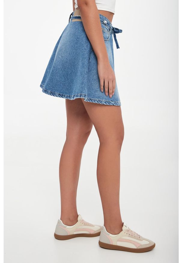 Liu Jo - Spódnica jeansowa mini LIU JO. Materiał: jeans