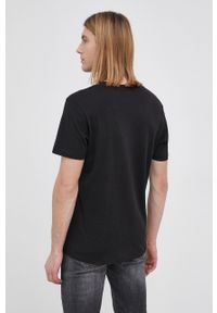 Premium by Jack&Jones T-shirt bawełniany kolor czarny z nadrukiem. Okazja: na co dzień. Kolor: czarny. Materiał: bawełna. Wzór: nadruk. Styl: casual