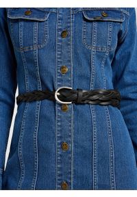Lee - LEE DAMSKI PASEK LEE BRAIDED BELT BLACK 112351438