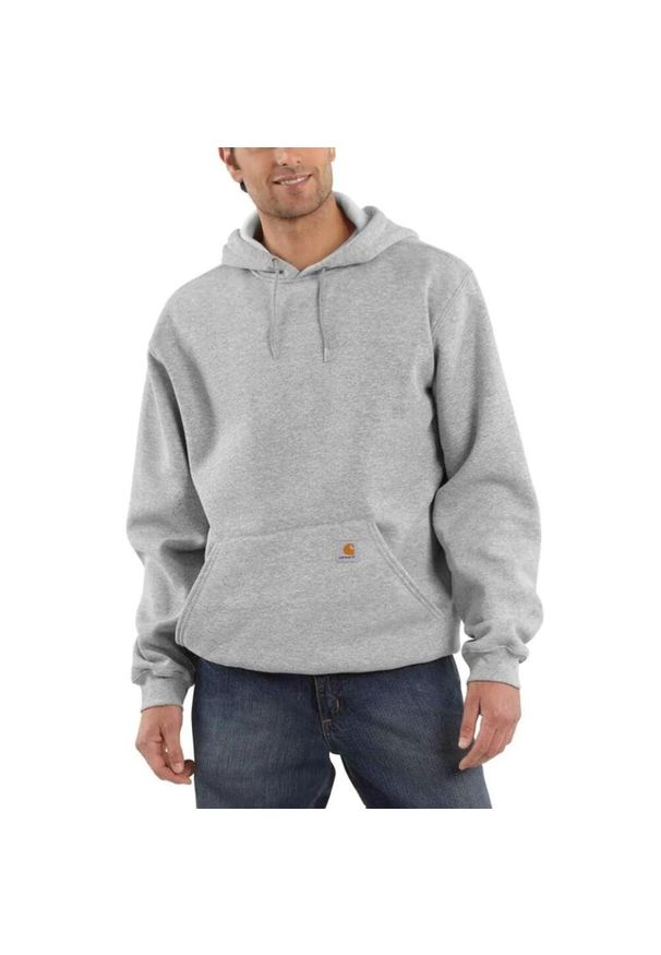 Bluza sportowa męska z kapturem Carhartt Midweight Hooded Sweatshirt. Typ kołnierza: kaptur. Kolor: szary