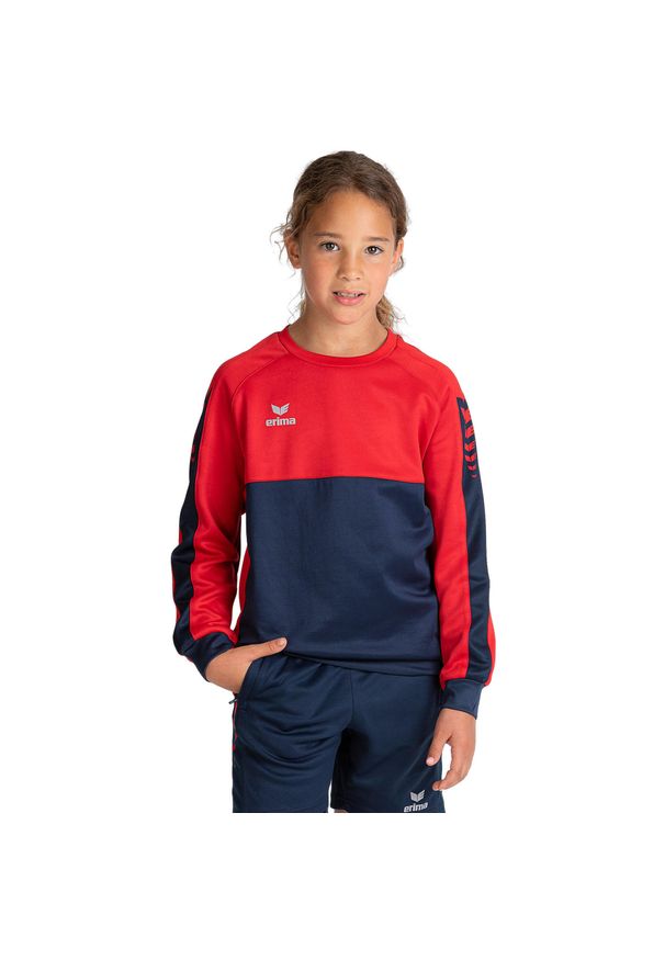 ERIMA - Bluza dziecięca Erima Six Wings. Kolor: wielokolorowy, niebieski, czerwony. Materiał: materiał. Sport: piłka ręczna
