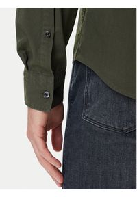 Hugo - HUGO Koszula Ermo 50500216 Zielony Slim Fit. Kolor: zielony. Materiał: bawełna