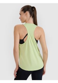 4f - 4F Top treningowy oversize szybkoschnący damski - zielony M. Kolor: zielony