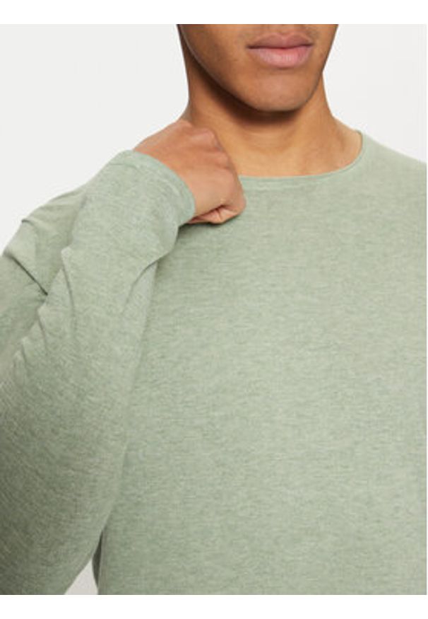 Selected Homme Sweter 16079774 Zielony Regular Fit. Kolor: zielony. Materiał: bawełna
