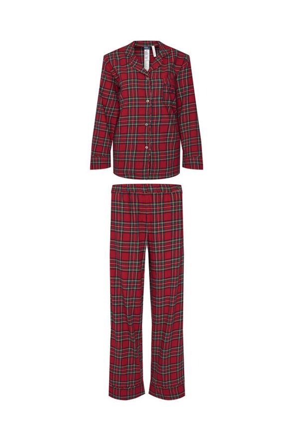 Polo Ralph Lauren Piżama 4P8043 Czerwony Relaxed Fit. Kolor: czerwony. Materiał: bawełna