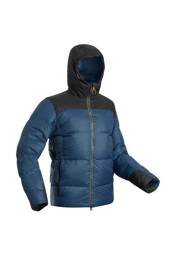 FORCLAZ - Kurtka trekkingowa męska puchowa Forclaz MT 900 -18°C. Kolor: niebieski. Materiał: puch