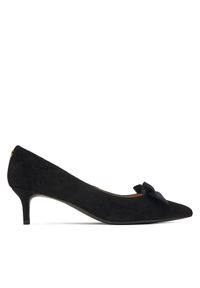 Lauren Ralph Lauren - LAUREN RALPH LAUREN Czółenka 802980116001 Czarny. Kolor: czarny. Materiał: zamsz, skóra