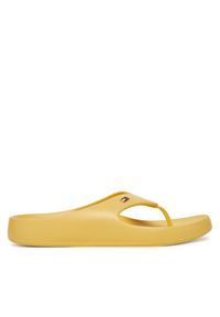 TOMMY HILFIGER - Tommy Hilfiger Japonki Comfort Beach Sandal FW0FW08522 Żółty. Kolor: żółty #6