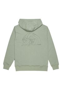 Quiksilver - Bluza z kapturem dla Mężczyzn GRAPHIC Zielony. Typ kołnierza: kaptur. Kolor: zielony. Materiał: materiał, poliester, bawełna. Długość rękawa: długi rękaw. Długość: długie