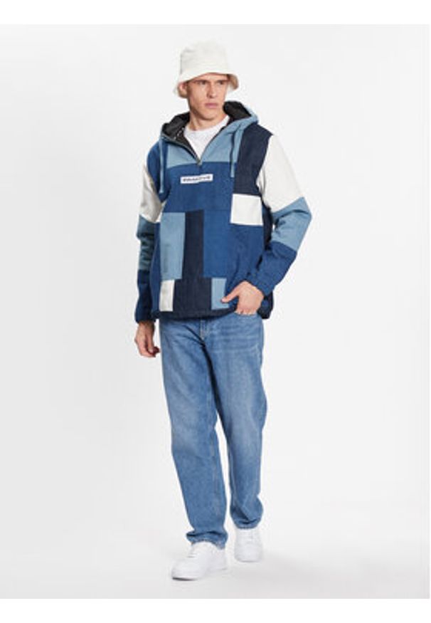 Primitive Kurtka anorak Staten PA123101 Niebieski Regular Fit. Kolor: niebieski. Materiał: bawełna
