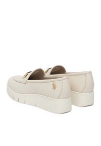 U.S. Polo Assn. Półbuty EO-NOVA001W/6L1 Écru. Kolor: kremowy. Materiał: skóra #3