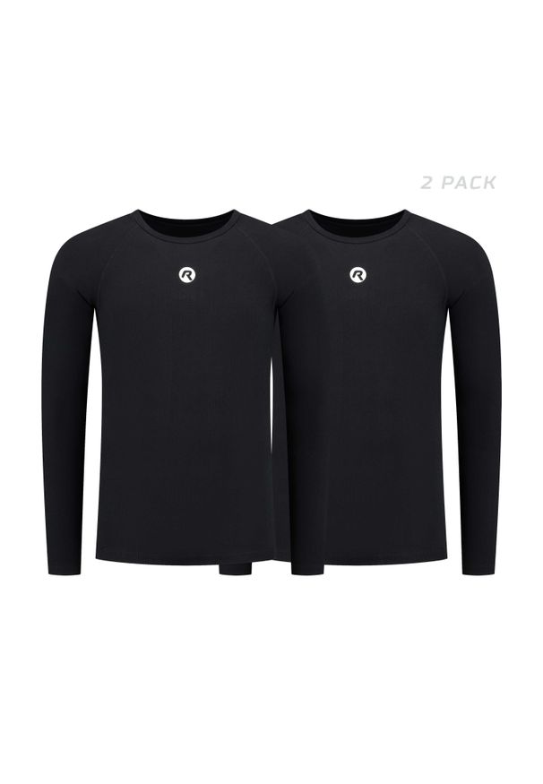 ROGELLI - Koszulka termiczna rowerowa męska Rogelli Core 2-pak. Kolor: czarny