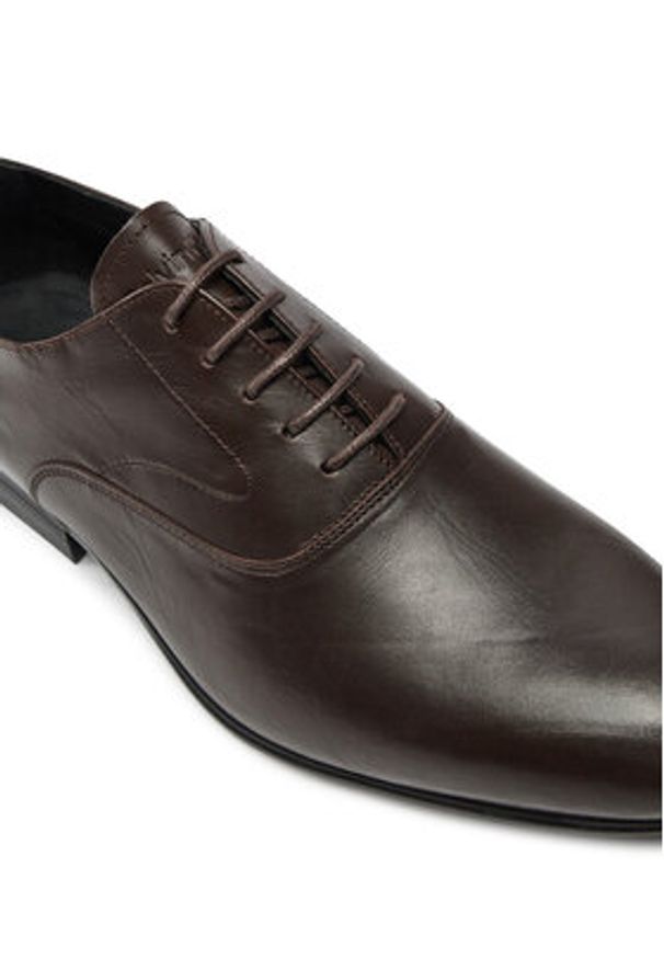 Calvin Klein Półbuty HM0HM01690 Brązowy. Kolor: brązowy. Materiał: skóra