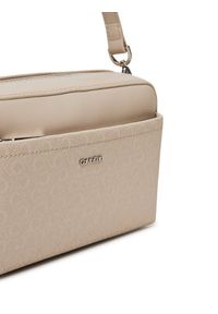Calvin Klein Torebka Ck Must Aop Double Straps Camera LV04F3080G Beżowy. Kolor: beżowy. Materiał: skórzane #4