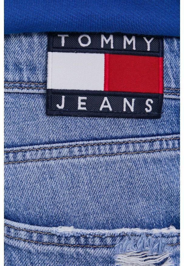 Tommy Jeans - Jeansy Ethan. Kolor: niebieski