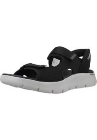 skechers - Sandały Skechers Model Slip-ins Go Walk Flex Kolor Czarny. Kolor: czarny. Materiał: tkanina. Sezon: lato