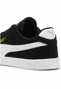 Puma - Młodzieżowe sneakersy PUMA Club II PUMA Black White Gold. Kolor: biały, czarny, żółty, wielokolorowy