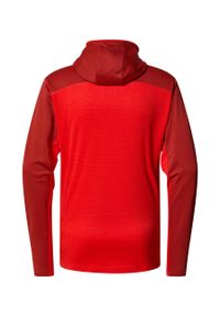 Haglöfs - Bluza techniczna męska ROC Flash Mid Hood. Kolor: czerwony