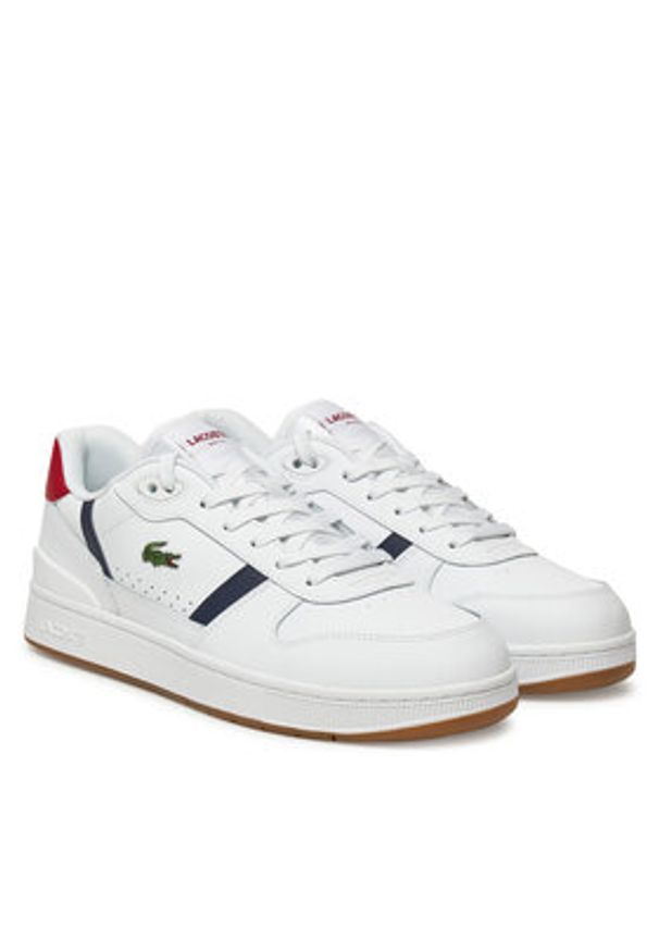 Lacoste Sneakersy 7-48SMA0094 Biały. Kolor: biały. Materiał: skóra