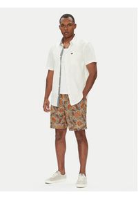 Quiksilver Koszula Time Box EQYWT04622 Biały Regular Fit. Kolor: biały. Materiał: bawełna
