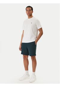 Calvin Klein Szorty sportowe Nano Logo LV04LF244G Zielony Regular Fit. Kolor: zielony. Materiał: bawełna. Styl: sportowy #4