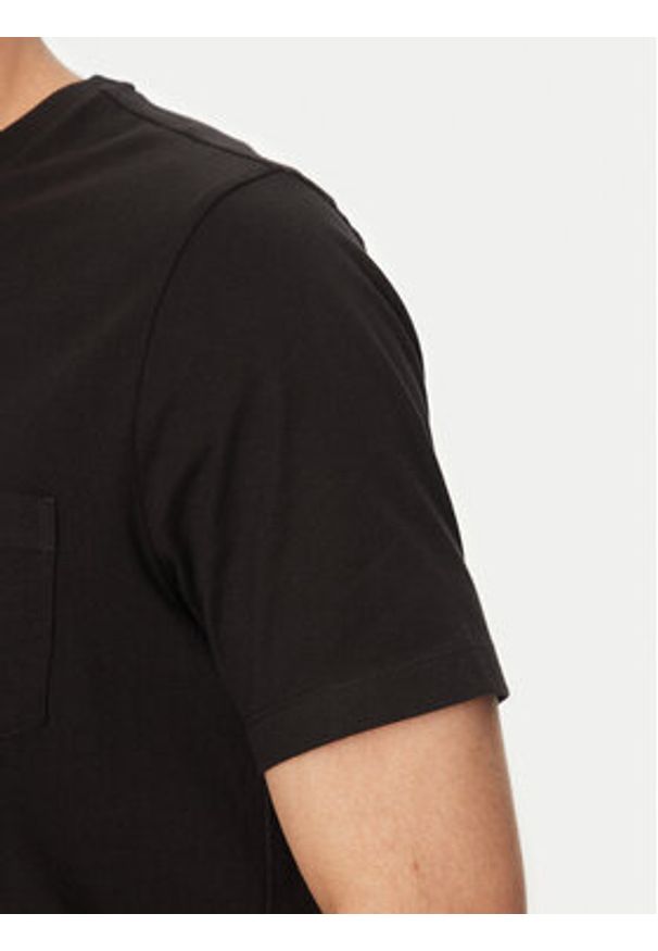 TOMMY HILFIGER - Tommy Hilfiger T-Shirt Essential Solid Pocket Tee MW0MW37283 Czarny Regular Fit. Kolor: czarny. Materiał: bawełna