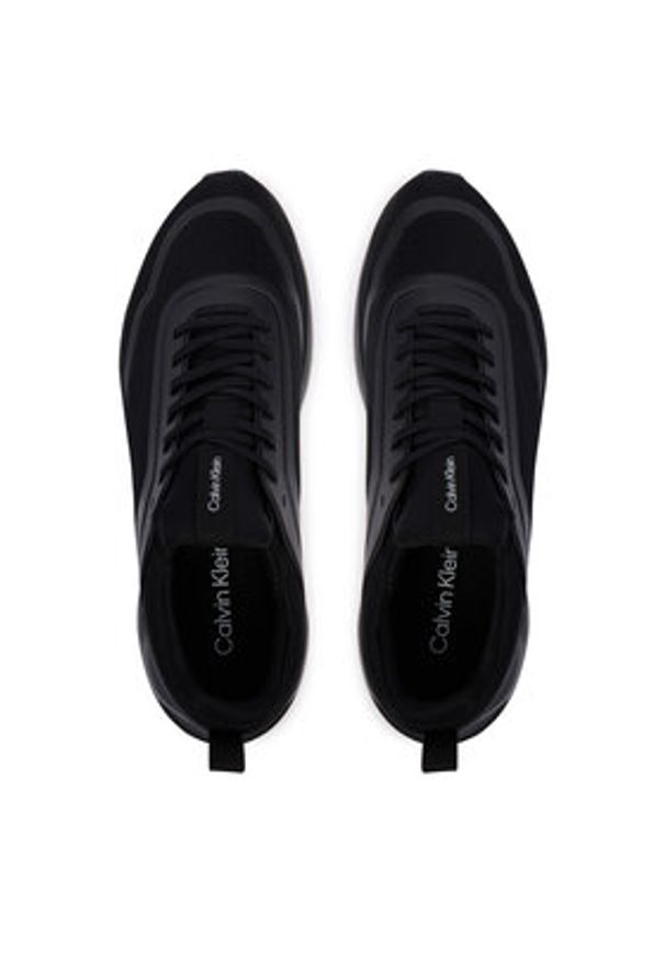 Calvin Klein Sneakersy Light Eva Run Lace Sock Mm HM0HM02164 Czarny. Kolor: czarny. Materiał: materiał. Sport: bieganie