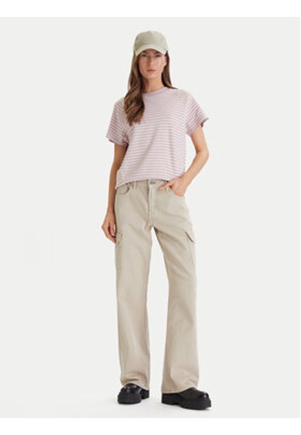 G-Star RAW - G-Star Raw T-Shirt D24512-D979 Fioletowy Regular Fit. Kolor: fioletowy. Materiał: bawełna