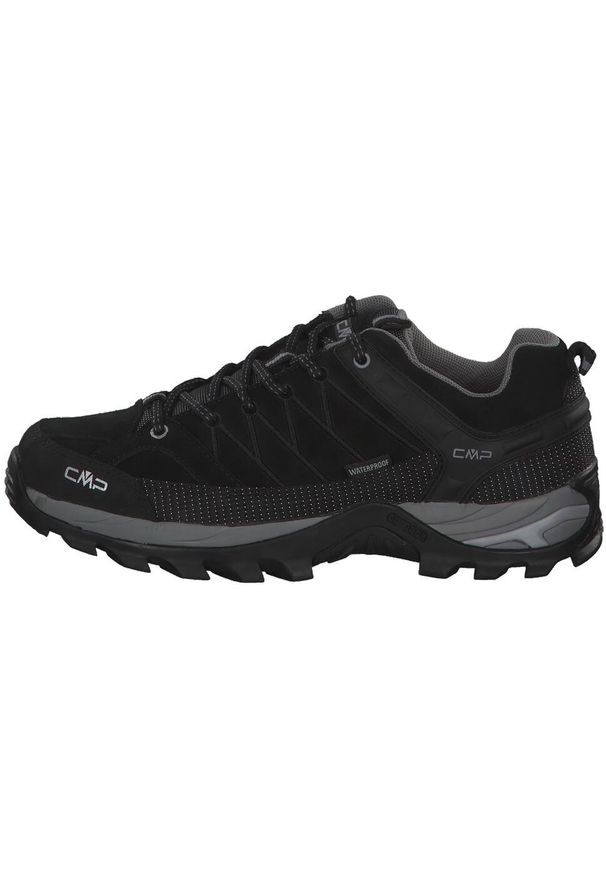 Buty trekkingowe męskie CMP Rigel. Zapięcie: sznurówki. Kolor: niebieski, fioletowy, szary, wielokolorowy. Materiał: syntetyk, tkanina, materiał, skóra. Szerokość cholewki: normalna. Sport: turystyka piesza