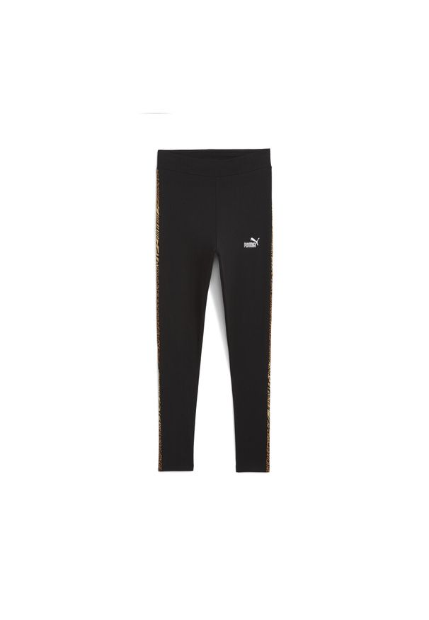 Puma - Damskie legginsy Essentials ze zwierzęcym nadrukiem PUMA Black. Kolor: czarny. Wzór: motyw zwierzęcy, nadruk. Sport: fitness