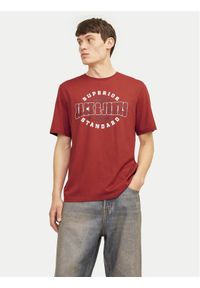 Jack & Jones - Jack&Jones T-Shirt Logo 12254862 Czerwony Standard Fit. Kolor: czerwony. Materiał: bawełna