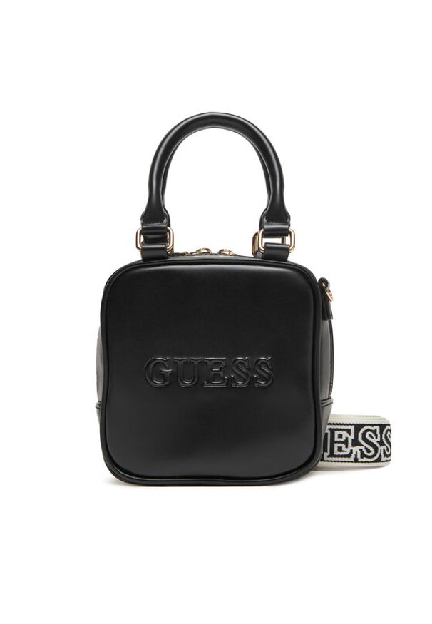 Guess Torebka V5BZ12WF810 Czarny. Kolor: czarny. Materiał: skórzane