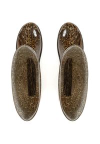 OLDCOM - Buty Oldcom Cizme De Cauciuc Lungi Color Leopard Print, Kobiety. Kolor: wielokolorowy. Materiał: materiał. Wzór: nadruk