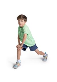 Koszulka sportowa dziecięca Lemon Explore WL5 z krótkim rękawem z kieszonką. Kolor: zielony. Materiał: poliester. Długość rękawa: krótki rękaw. Długość: krótkie. Sport: fitness