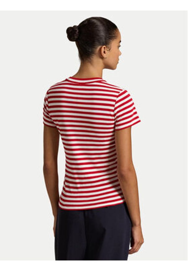 Polo Ralph Lauren T-Shirt 211891520006 Czerwony Regular Fit. Typ kołnierza: polo. Kolor: czerwony. Materiał: bawełna