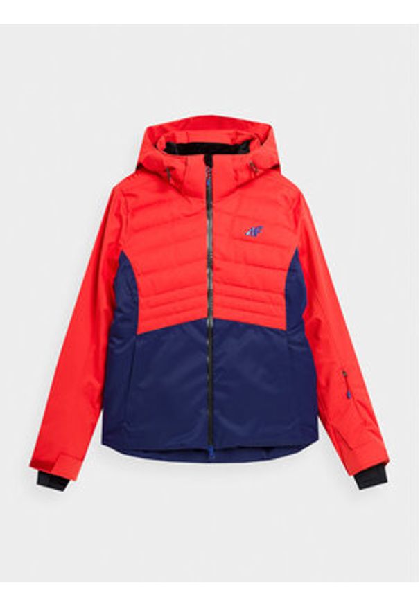 4f - 4F Kurtka narciarska 4FAW23TTJAF339 Czerwony Slim Fit. Kolor: czerwony. Materiał: syntetyk. Sport: narciarstwo