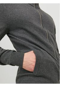 Jack & Jones - Jack&Jones Sweter 12223949 Szary Regular Fit. Kolor: szary. Materiał: bawełna #2