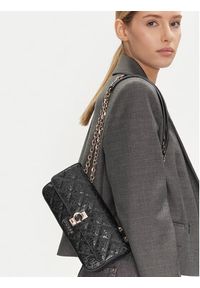Guess Torebka HWGG95 22210 Czarny. Kolor: czarny. Materiał: skórzane
