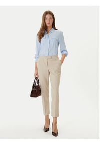 BOSS Spodnie materiałowe Tapria 50556341 Beżowy Slim Fit. Kolor: beżowy. Materiał: syntetyk, wiskoza #4