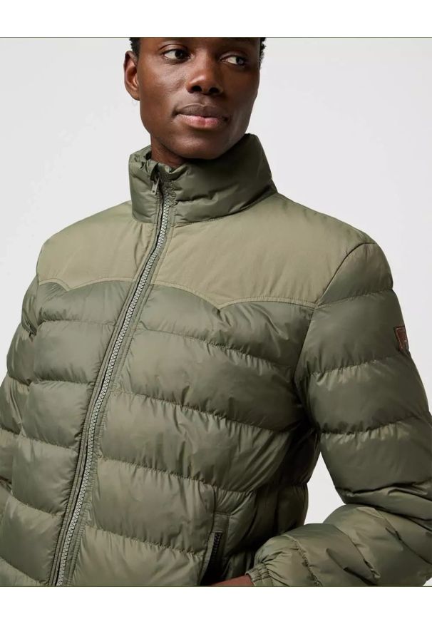 Wrangler - MESKA KURTKA WRANGLER PACKABLE PUFFER DUSTY OLIVE 112371449