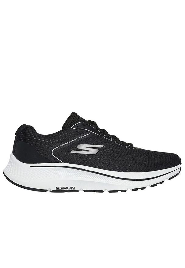 skechers - Buty męskie Skechers GOrun Consistent 2.0 220865BKW - czarne. Okazja: na co dzień. Zapięcie: sznurówki. Kolor: czarny. Materiał: materiał, syntetyk, guma. Szerokość cholewki: normalna. Model: Skechers Sport
