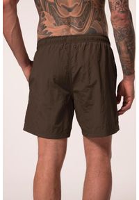 JAY-PI - Męskie Kąpielówki moda plażowa elastyczny pas do rozm. 8XL. Kolekcja: plus size. Kolor: brązowy, pomarańczowy, wielokolorowy. Materiał: poliester, poliamid, materiał