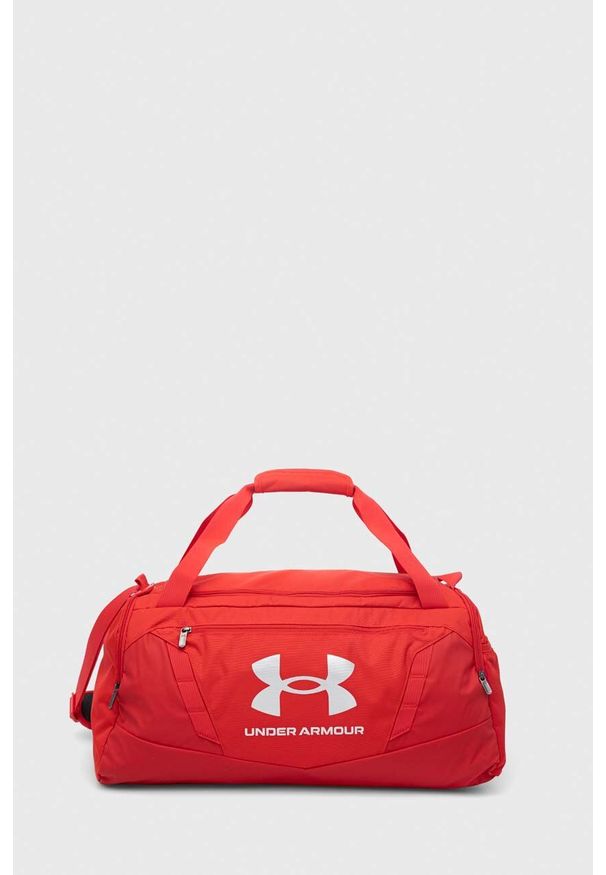 Under Armour torba sportowa Undeniable 5.0 Medium kolor czerwony. Kolor: czerwony. Materiał: tworzywo sztuczne. Sport: fitness