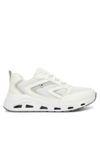 Rieker Sneakersy N5205-80 Écru. Materiał: materiał